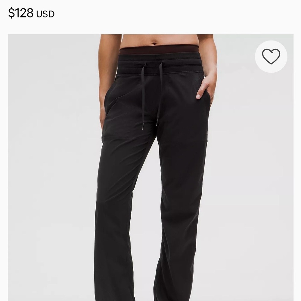 lululemon athletica Black dance studio pants
